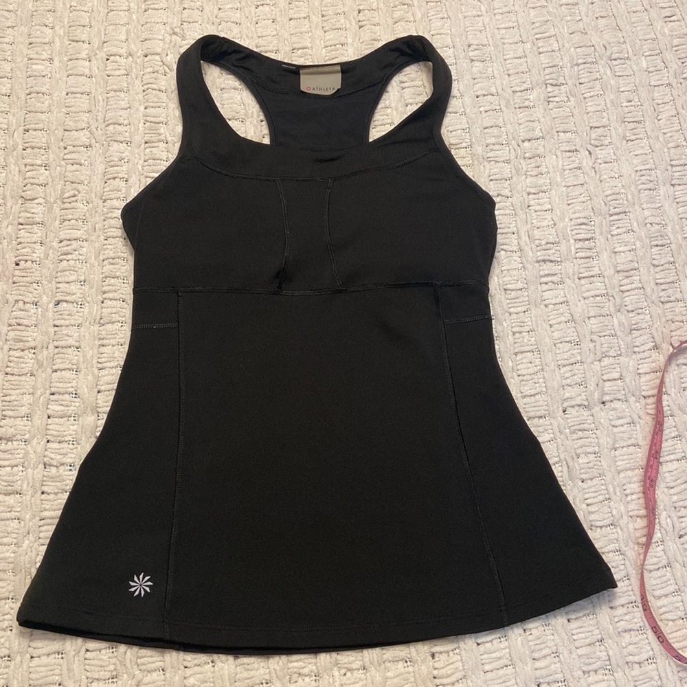 Black tennis Athleta tank